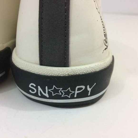 Zara Kids Boys Limited Edition Peanuts Snoopy High Tops Shoes Sz EU 36/37 US 4.5 - Picture 9 of 12